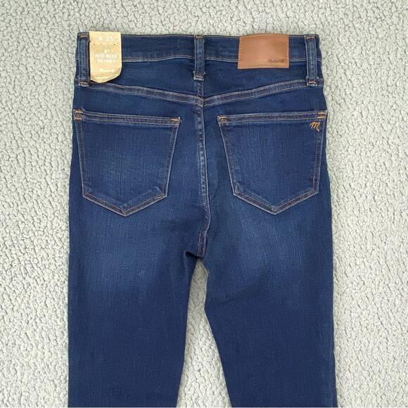 Madewell Women's 9" Mid-Rise Skinny Jeans in Patty Wash NWT - Size: 25 - Picture 6 of 16